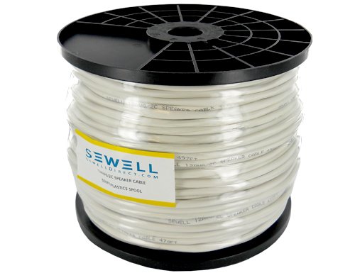 Sewell 12/2 AWG Speaker Wire, 500 ft. Spool, Oxygen Free Copper On Sale