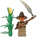 LEGO Scarecrow (Pumpkin King) – LEGO Halloween Minifigure with Scythe and Corn Stock