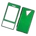HTC Touch Diamond CDMA XV6950 Verizon Snap-on Protector Hard Case Rubberized Cover Forest Green
