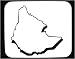 Decorated Mouse Pad with map, 