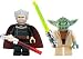 Yoda & Count Dooku (Clone Wars) - LEGO Star Wars Figures with Lightsabers