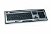 Cherry Infinity Corded MultiMedia Tastatur, silber / schwarz