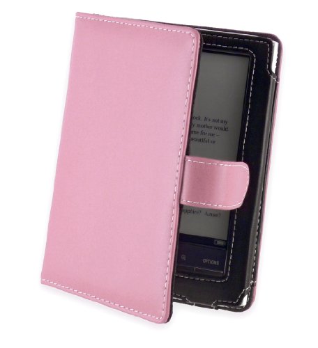 Cover-Up Sony PRS-350 Pocket Edition Leather Cover Case (Book Style) - Pink