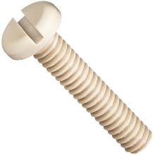 PEEK Machine Screw, Pan Head, Slotted Drive