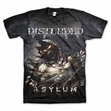 Disturbed - Mens Gloomy Night T-Shirt In Black
