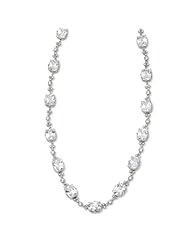 Sterling Silver CZ 17 Inch Necklace