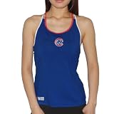 Womens MLB Chicago Cubs Walking Bear Soft & Comfortable Camisole / Summer Tank Top - Blue (Size: S)