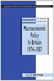 Macroeconomic policy in Britain 1974-1987