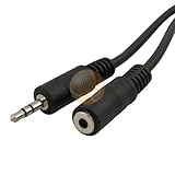 Premium (12ft / 3.7m) 3.5mm Stereo Plug to Jack Cable (M/F) for Xbox 360
