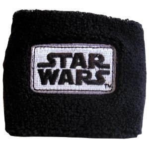  Star Wars Logo Embroidered Terry Wristband
