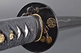 Fully Hand Forged Full Tang Black Japanese Warrior Katana Sword #347