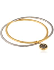 Satya Jewelry "Exclusive Holiday Solstice" Auspicious Gift Bangle Bracelet, 8"