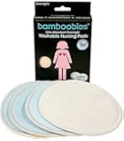 Bamboobies Super-Soft Overnight Washable Nursing Pads - Extra Absorbant - 2 Pair