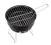 BBQ Rundgrill, 26 cm, mit Isoliertasche für unterwegs und Campin