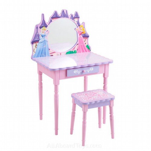 Disney Princess Cinderella Vanity and Stool Set