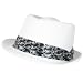 DIAMOND CROWN PP WATERPROOF FEDORA 3 PLEAT HAT WHITE LARGE - EXTRA LARGE