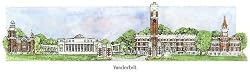 Vanderbilt University - College Scene Desk Plaque