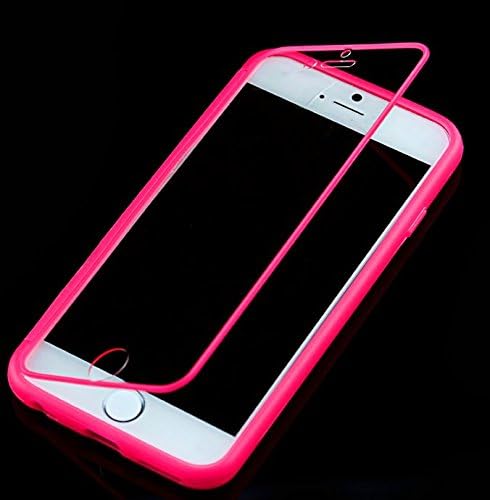 Golden fame Touch Screen Mobile Phone Protective Sleeve TPU Matte Shell for iphone 6 4.7" [HB09] Rose Red