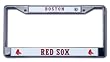 Boston Red Sox Chrome License Plate Frame