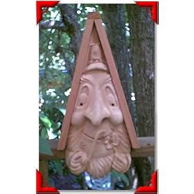 Gnome Birdhouse - Leprechaun by Woodside Gardens