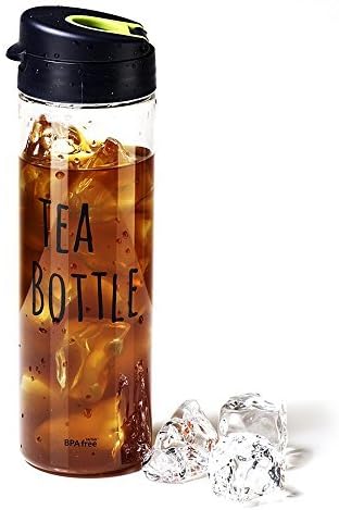 TheJD The Bottle Transparent Bucket Pail Water Bottle BPA Free Non-Toxic 550ml - 18oz (Tea-Bottle) by The Bottle