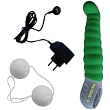 Produkt-Bild: Fun Factory G4, Set aus Patchy Paul gr&uuml;n + Ladestecker + Liebeskugeln
