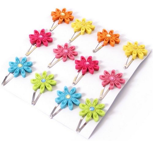 Childrens Toyshop  Third Party New : Haarspangen Filzblumen
