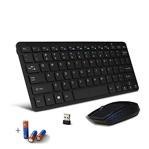 BestdealÂ® Black Wireless Mini Ultra Slim Keyboard & Mouse for Smart TV LG 55UF6450 & 65UF6450 & 49LF5100 & 43LF5100 & 32LF595B & 43UF6400