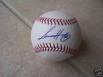 Aaron Harang Autographed Baseball - Cincinnati Reds Official Ml - Autographed Baseballs