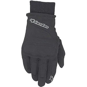 Alpinestars C-1 Windstopper Men's Waterproof Street Bike Motorcycle Gloves - Color: Black, Size: X-Large