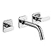 Axor 34315001 Citterio M Wall-Mounted Widespread Faucet in Chrome