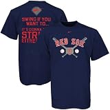 Nike Boston Red Sox Navy Blue Youth Swing If You Want To T-shirt