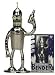 Futurama Super Heavyweights Nickel Plated Bender