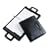 Organizer, Sierra Bnder, Sim Leather, Zipper, 8.5x11, Black FDP18685