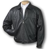 Men's Premium Lamb Leather Jacket - Black