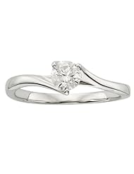 1/3CT 3 Prong Solitaire Ring -Size 7