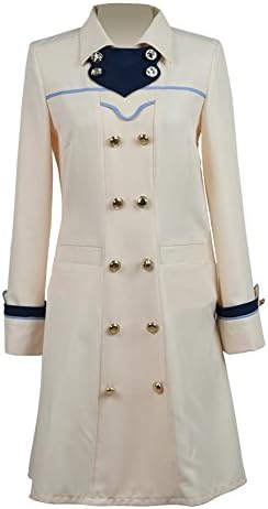 Stail Shop Anime Akagami no Shirayuki-hime White Long Coat Cosplay Costume (Woman M)