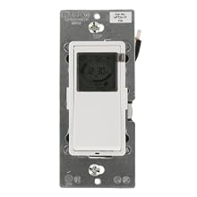 Leviton VPT24-1PZ Vizia 24-Hour Programmable Indoor Timer with Astronomical Clock