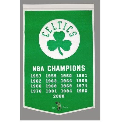 NBA Boston Celtics Dynasty Banner