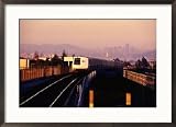 Bay Area Rapid Transit (Bart) Commuter Train, San Francisco, U.S.A. Framed Photographic Poster Print by Curtis Martin, 29x21