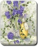 Decorative Mouse Pad Sweet Pea Body Lotion Bathroom