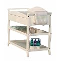 Aspen Changing Table with Drawer- White