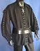 PIRATENHEMD BAUMWOLLHEMD PIRAT HEMD GR. M-XXXL 493 Schwarz