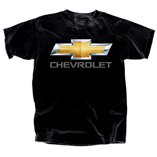Gildan Men's Chevy Bowtie Chrome Logo T-Shirt