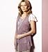 Per Una Floral Print Jersey Top and Waistcoat Set