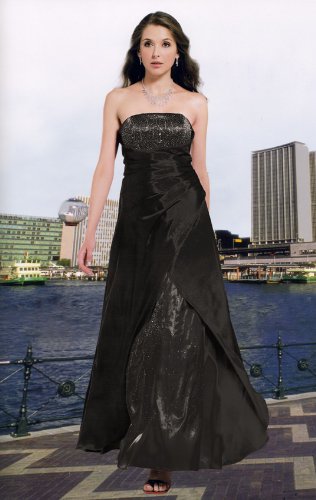 Abendkleid Ballkleid Cocktailkleid schwarz
