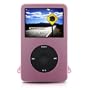 yooZoo iPod Classic / Video Premium Silicone Case Skin for Apple iPod Classic 80GB and iPod Video 30GB models with lanyard - Diamond Pink