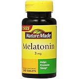 Nature Made Melatonin Tablets, Value Size, 3 mg, 240 Count