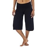 Gilligan & O'Malley® Womens Fluid Knit Pajama Bermuda - Black