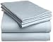 Pike Street 160-Gram 100% Egyptian Cotton Jersey Knit Full Sheet Set, Sky Blue